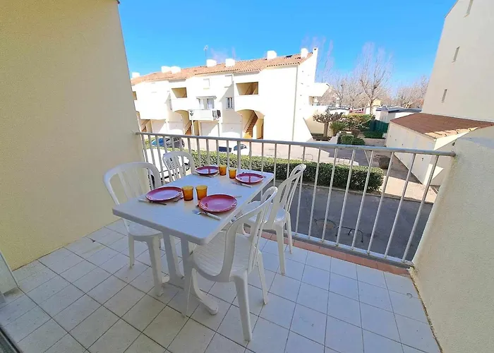 Confortable 2 Pièces, 4 Couchages Avec Balcon Et Parking Privé, Proche - Marseillan - Fr-1-326-596 Appartement