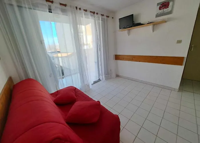 Confortable 2 Pieces, 4 Couchages Avec Balcon Et Parking Prive, Proche - Marseillan - Fr-1-326-596 Apartament *