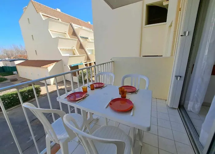 Daire Confortable 2 Pieces, 4 Couchages Avec Balcon Et Parking Prive, Proche - Marseillan - Fr-1-326-596